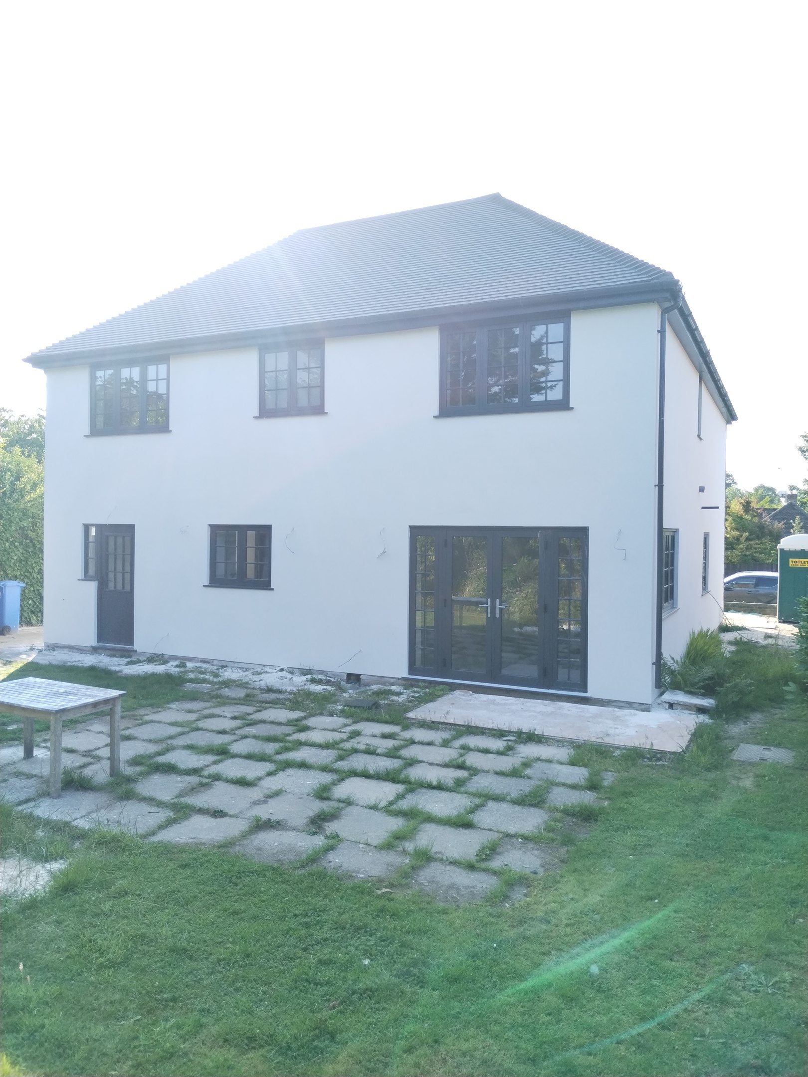 Rendered house in fleet do in fassa  a monocouche render. We all done all the internal plastering