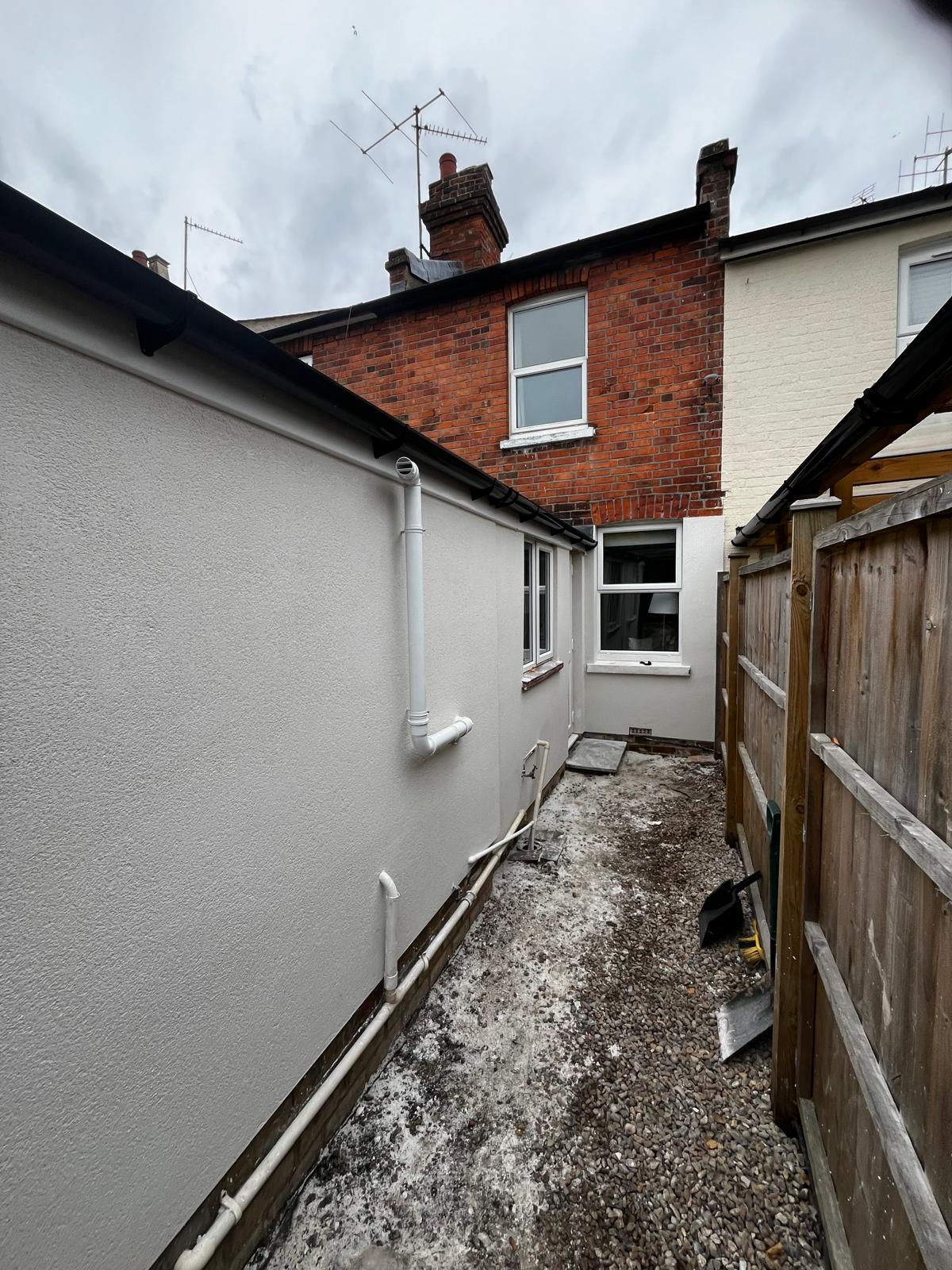 Rendering of building in reading also done bit of internal plastering and plasterboarding